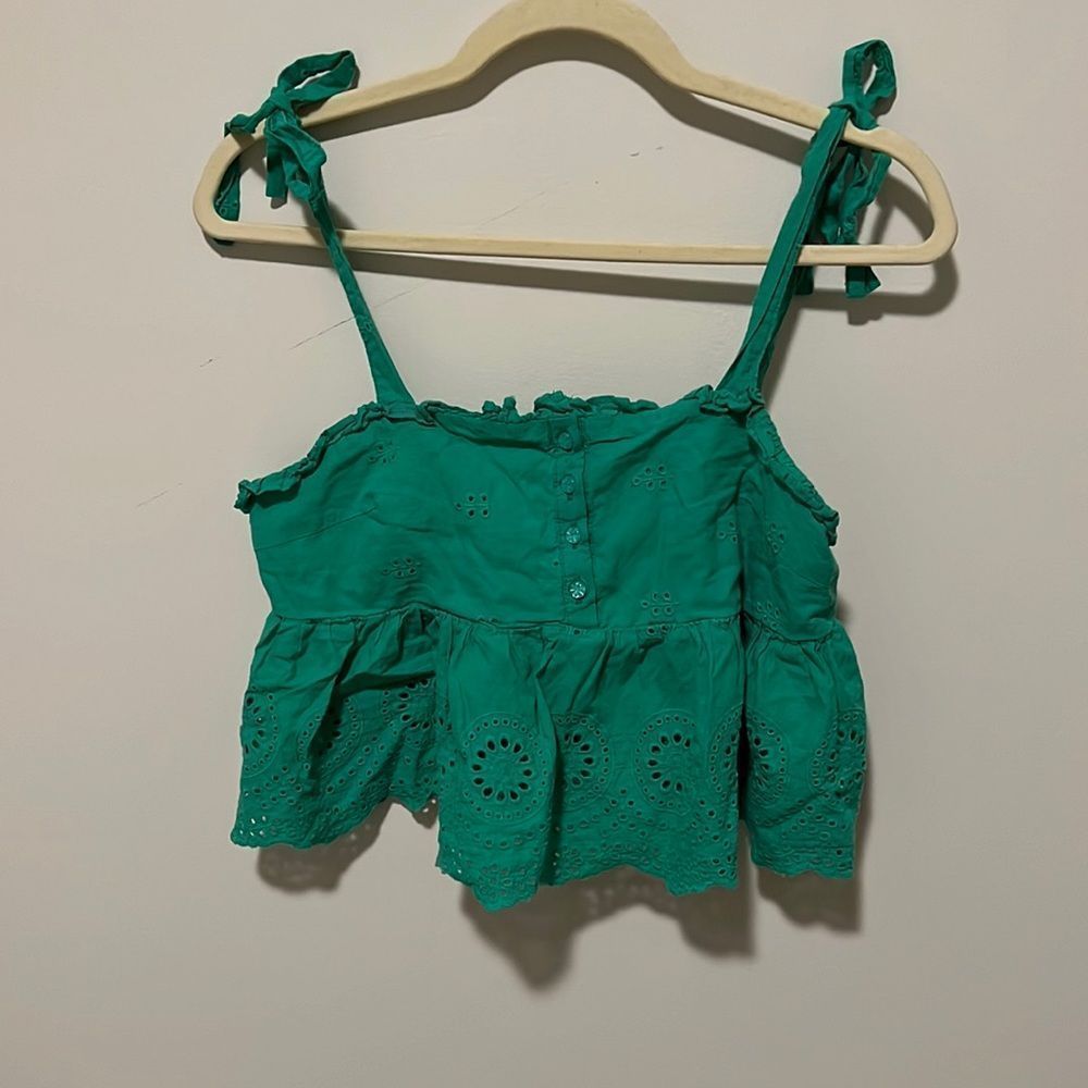 Urban Outfitters Eyelet Crop Top
